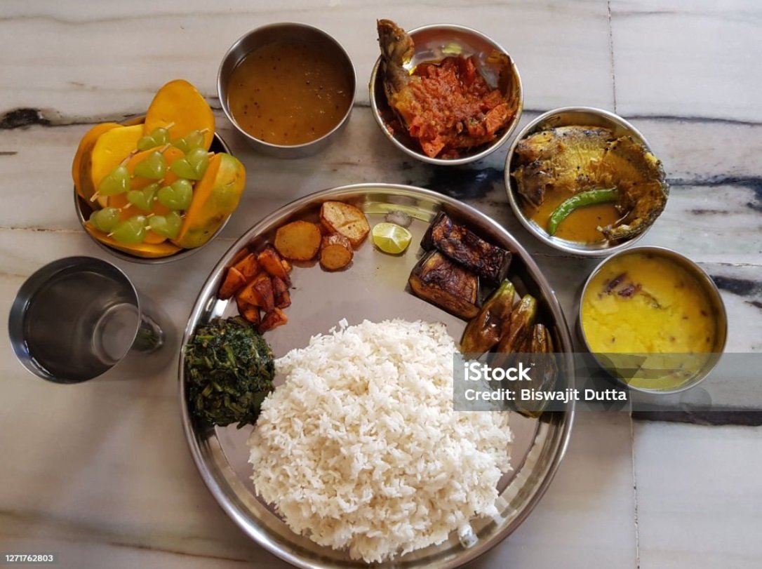 Traditional Bengali Lunch